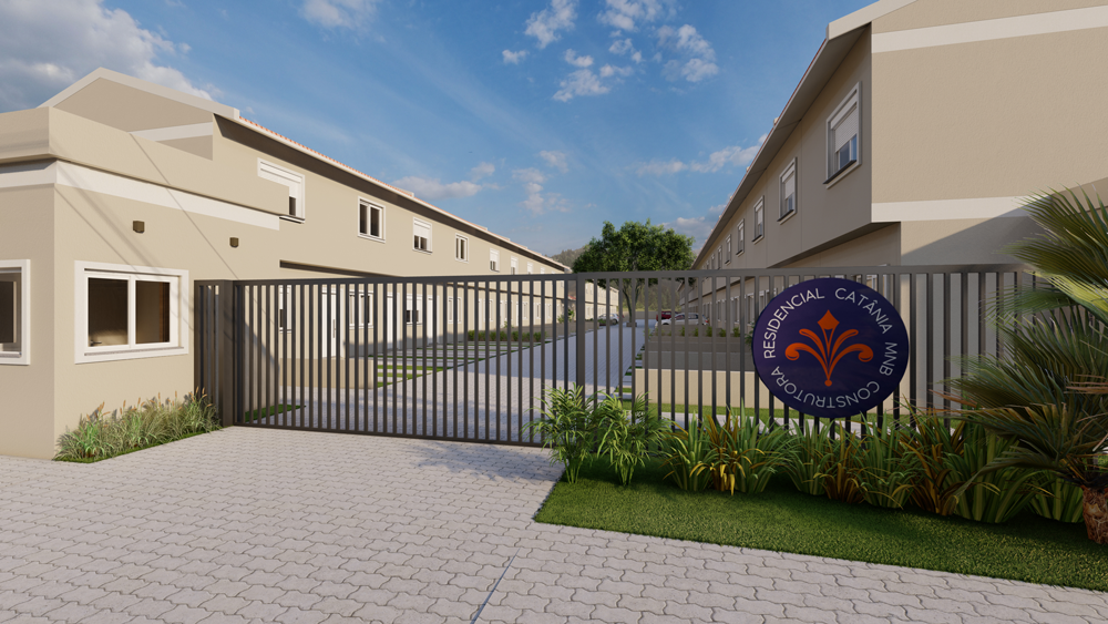 Fachada do Residencial Catânia — MNB Construtora